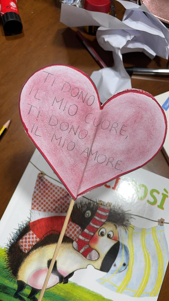 San valentino a scuola in prima