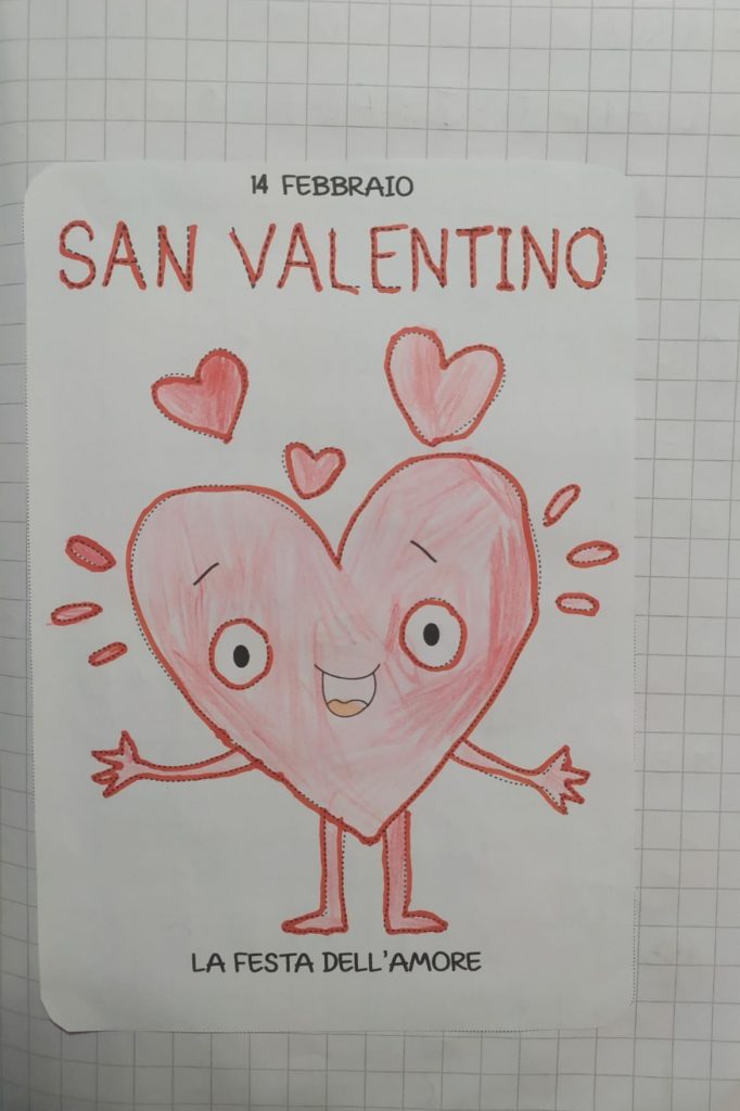 San valentino a scuola in prima