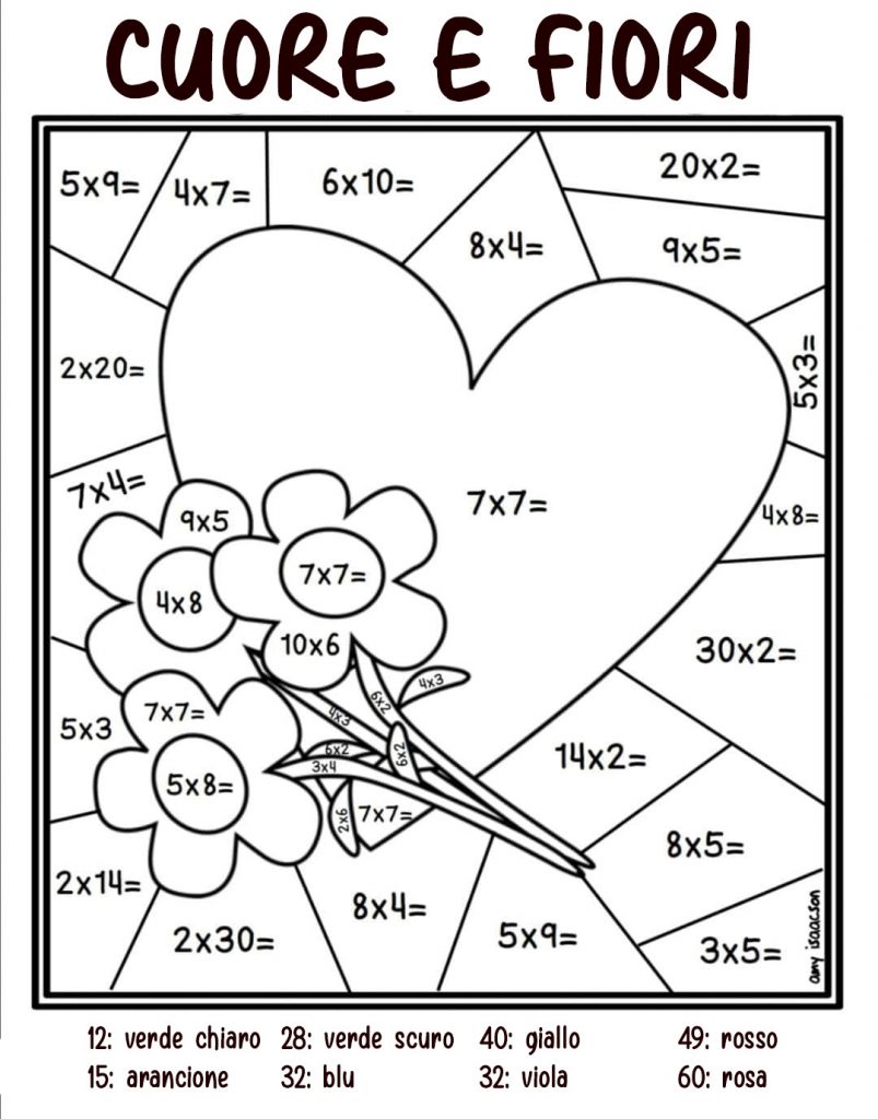 san valentino a scuola matematica