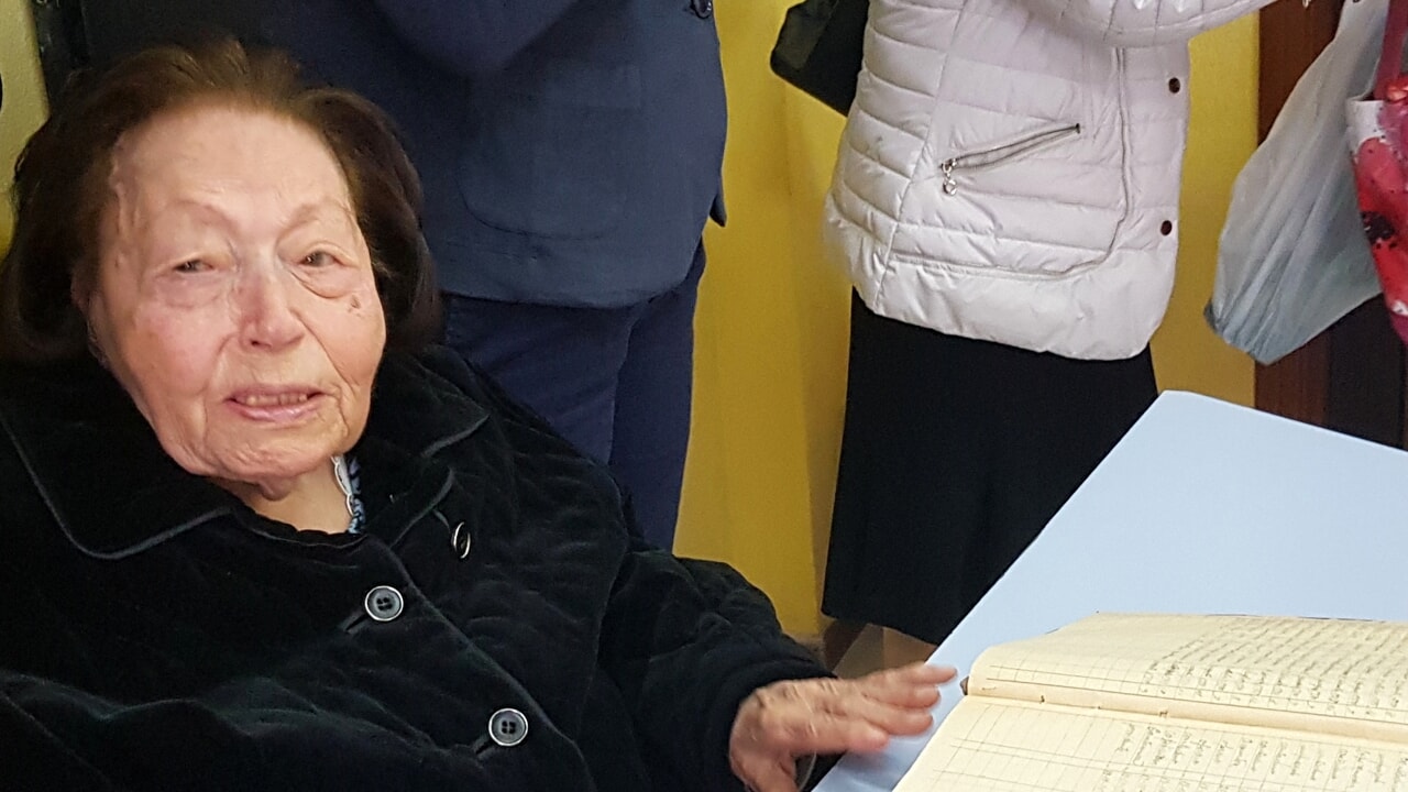 Maestra di 102 anni Michela Ponte