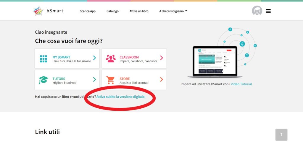 attiva libro bsmart