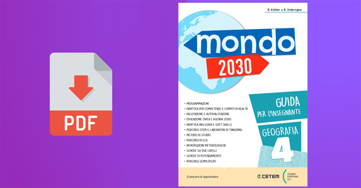 Come scaricare la guida in PDF di “Mondo 2030”