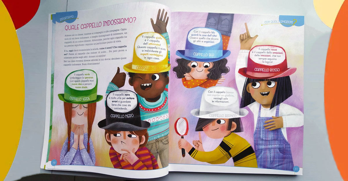 La teoria dei sei cappelli per gestire al meglio le emozioni degli alunni