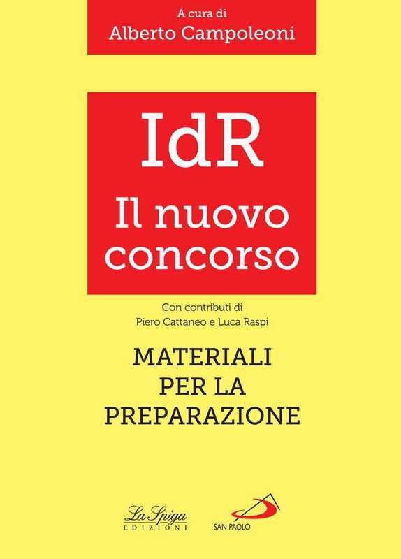 IdR il nuovo concorso copertina