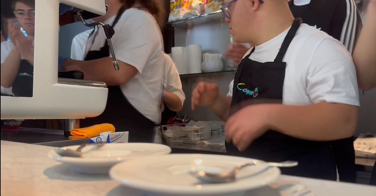 bar gestito da studenti con disabilità