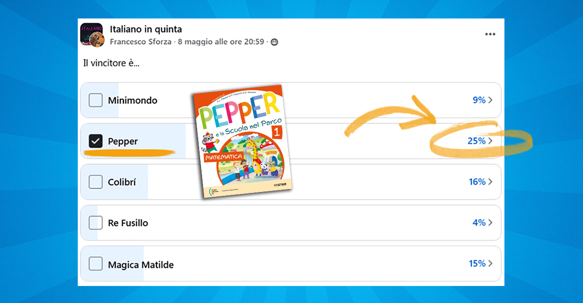 pepper è il sussidiario preferito 2025